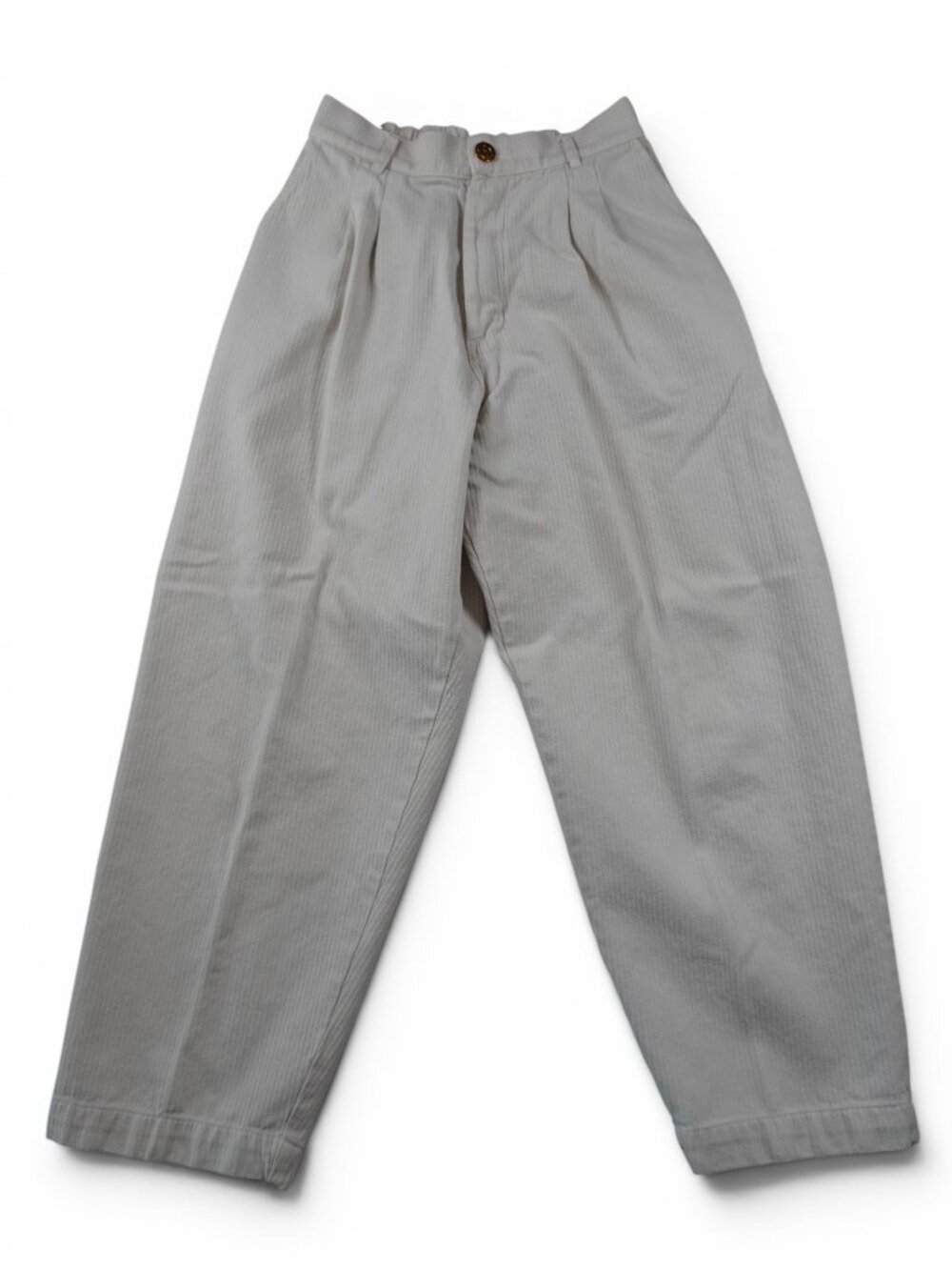 Big Bud Press Heritage Trousers in Vintage Off-White Petite XS